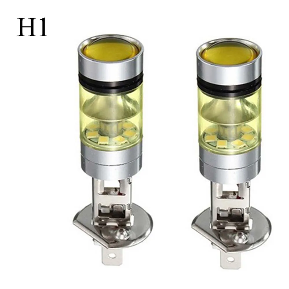 2 шт./компл. автомобиля H1/H3/H4/H7/H8(H11)/9005/9006 2828MSD Светодиодные Автомобильные передние фары светодиодный фонарь Золото 20 светодиодный 100 Вт супер яркий Автомобильная лампочка