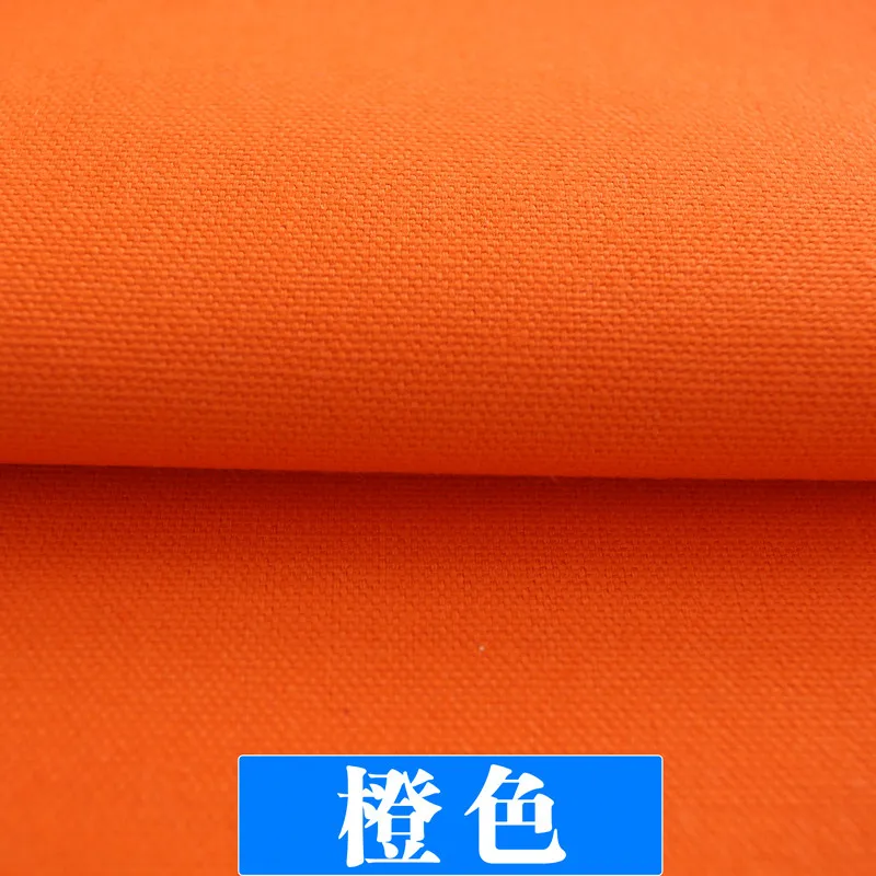 5 orange 50x145 см цветная хлопковая холщовая ткань для дивана, Текстильные сумки, ткань для штор Telas Decorativas Tissus Au Metre Tecidos - Цвет: 5 orange