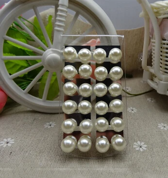 white 10 mm Новинка, женские серьги с шариками, смешанные цвета, 12 пар, одна упаковка, серьги-гвоздики для девушек, повседневные серьги с подвеской, серьги с жемчугом - Окраска металла: white 10 mm