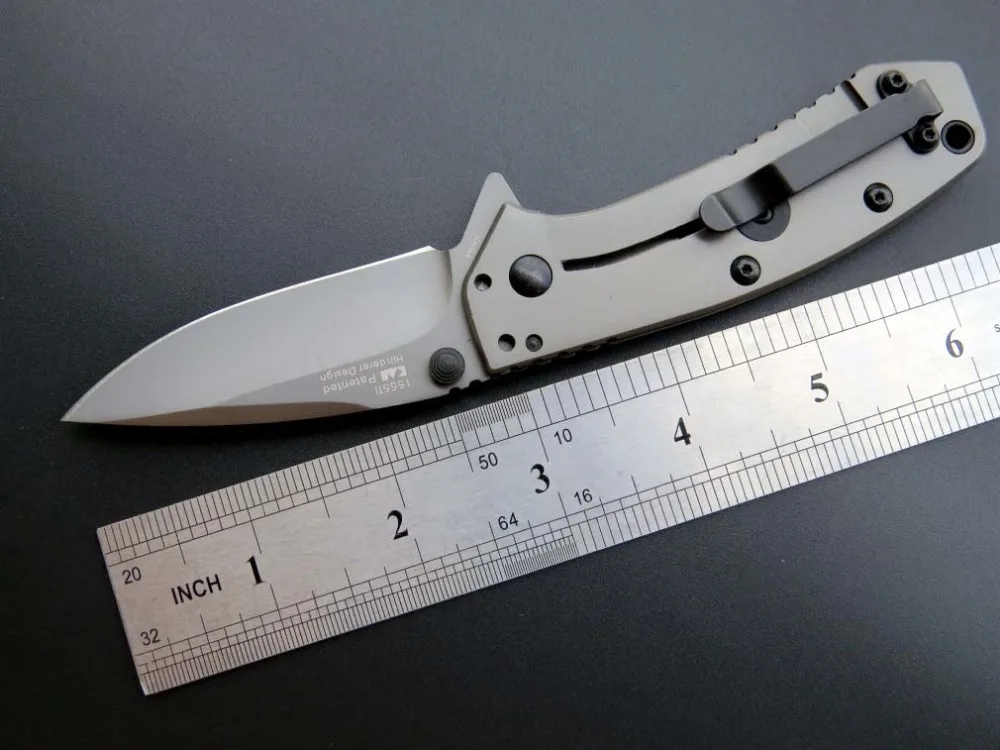 Eafengrow Kershaw 1555TI складной нож 8Cr13MoV сталь титановое покрытие Флиппер Открытый выживания EDC инструмент кухонный нож