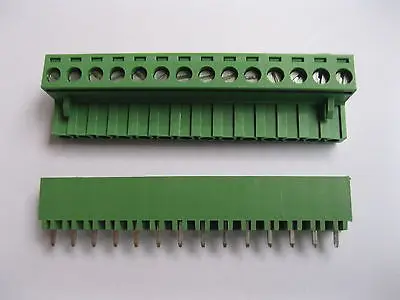 

30 pcs Green 14 pin 5.08mm Screw Terminal Block Connector Pluggable Type