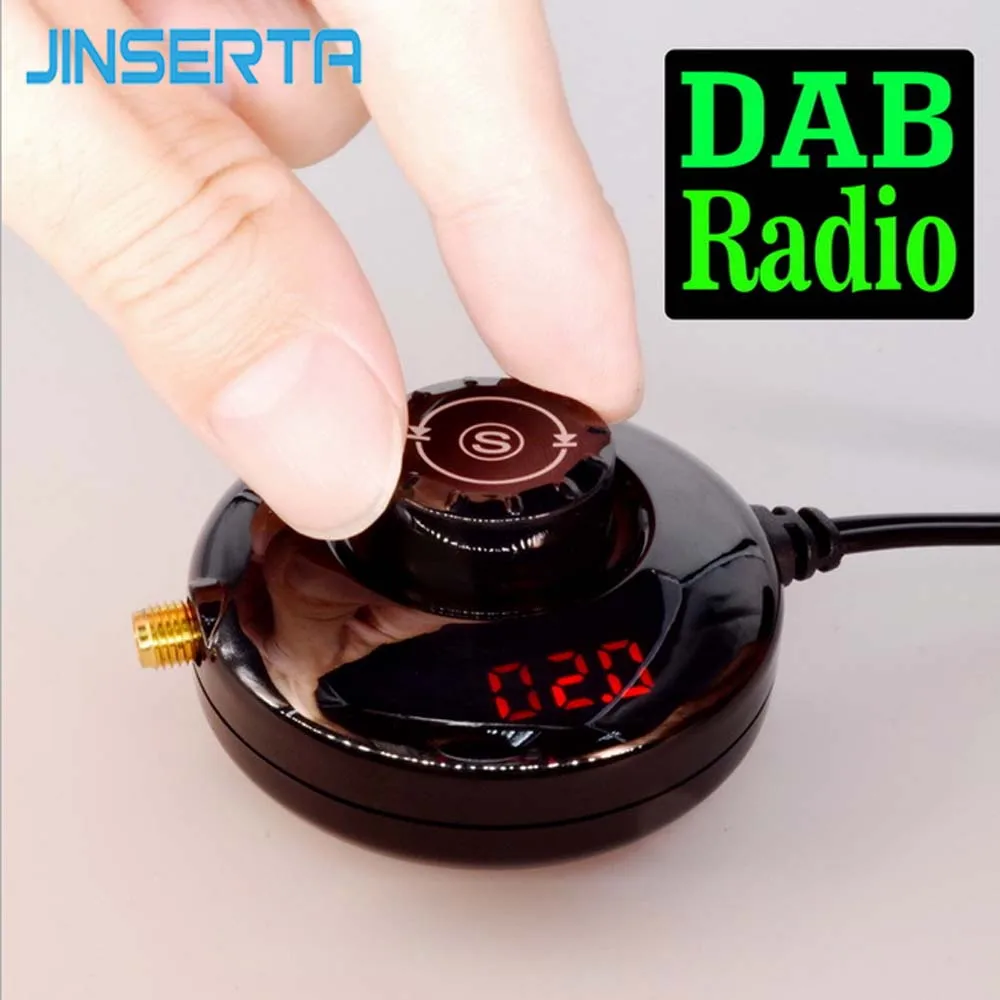 JINSERTA портативный DAB + тюнер/коробка для Android USB цифровой Аудио вещательный