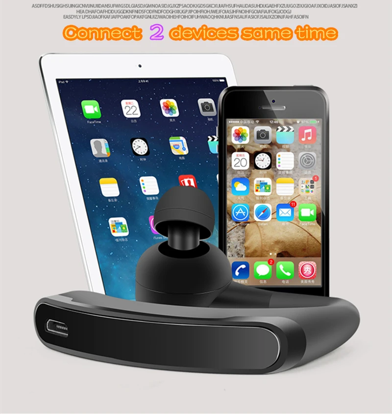 Громкой связи Бизнес Беспроводной Bluetooth наушники Шум отмена офисные гарнитура с