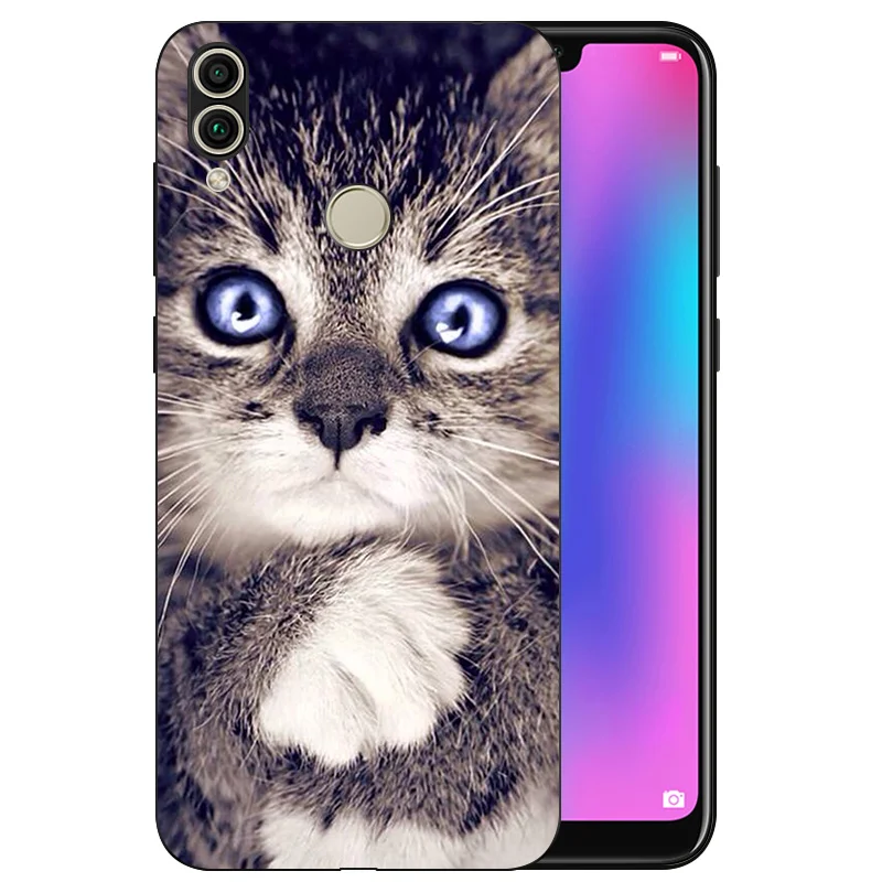 Чехлы для Honor 8C мягкий силиконовый чехол Huawei чехлы телефонов из ТПУ 8 C задние |