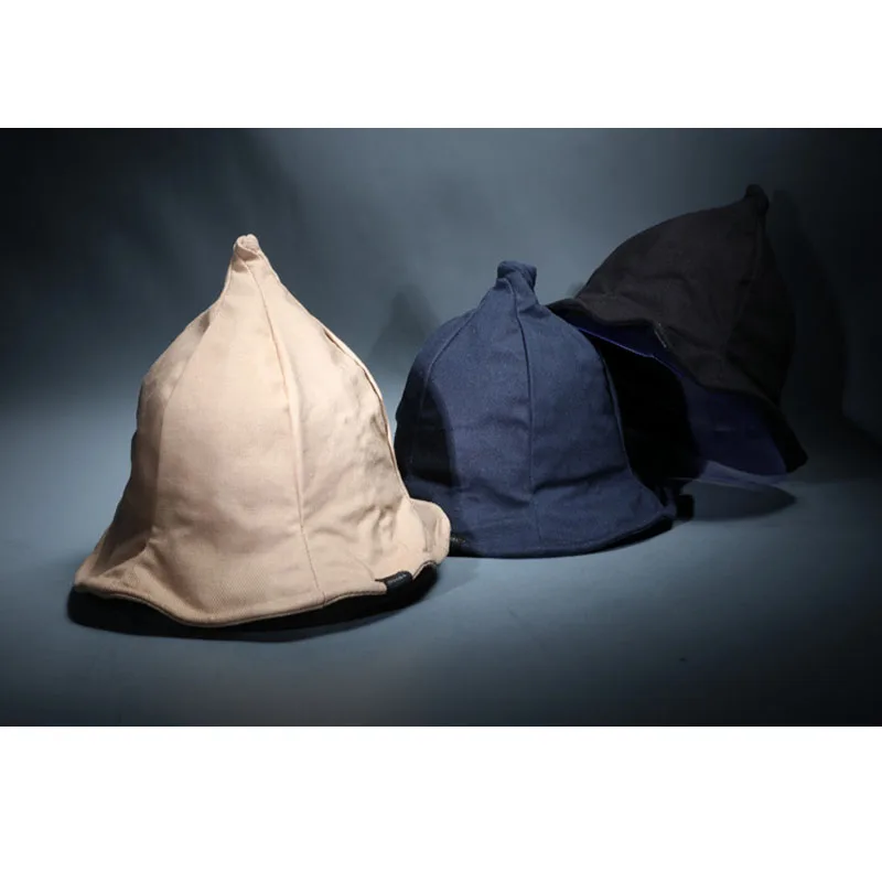 dropshipping Along the sheep wool cap knitting fisherman hat qiu dong Female fashion witch pointed basin bucket hat accessories