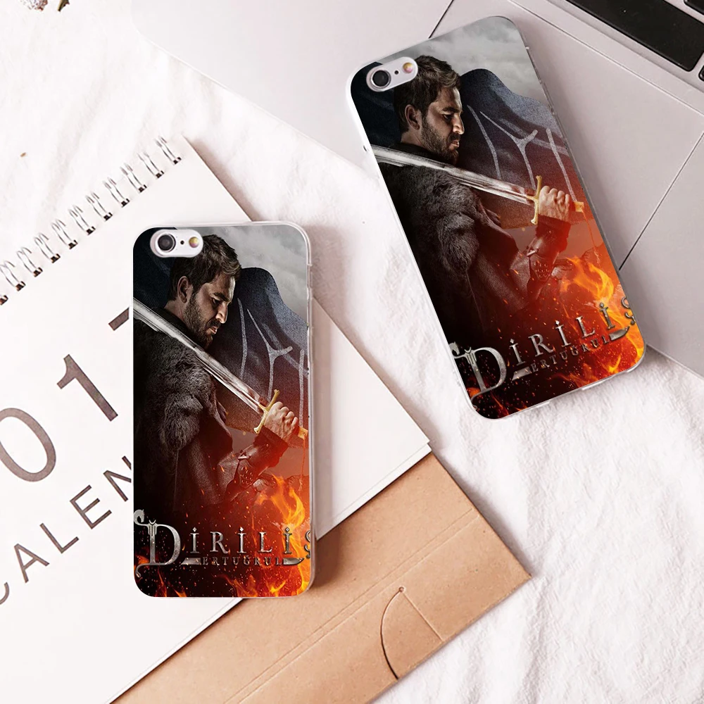 Жесткий и прозрачный чехол для телевизора Dirilis Ertugrul для iphone 8 7 6 6s plus X XR XS XMAX 5 5C 4 coque shell