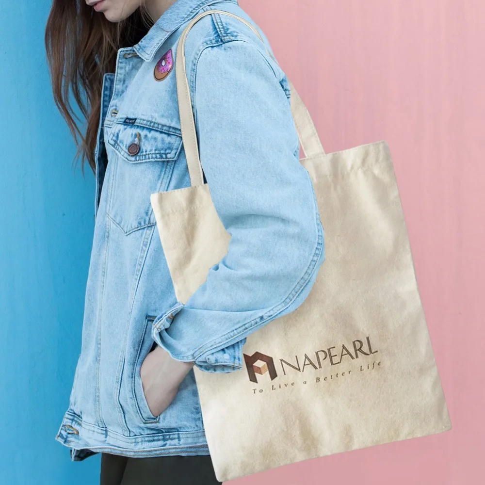 NAPEARL Shopping Canvas Bags Special High Quality Shoulder Tote Shopper Eco Friendly Bag |