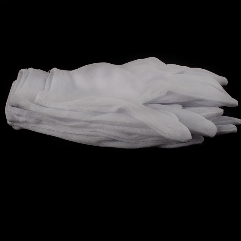 Белые Мягкие Рабочие перчатки для дома 12 шт. защитные ручной работы промышленные