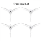 Для Xiaomi Roborock S50 S51 вакуумный 1 и 2 робот пылесос 4 штукипартия боковая щетка запасные части комплект нет hepa фильтр