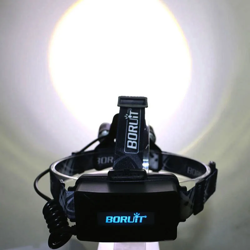 Boruit B22 L2 Масштабируемые фара 9000LM светодио дный головного света* L2 огни 18650 Аккумуляторная фары с Usb кабель