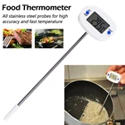 Карманный термометр TA288 из нержавеющей стали для мгновенной считывания пищевых продуктов, электронный цифровой измеритель температуры жидкости, барбекю