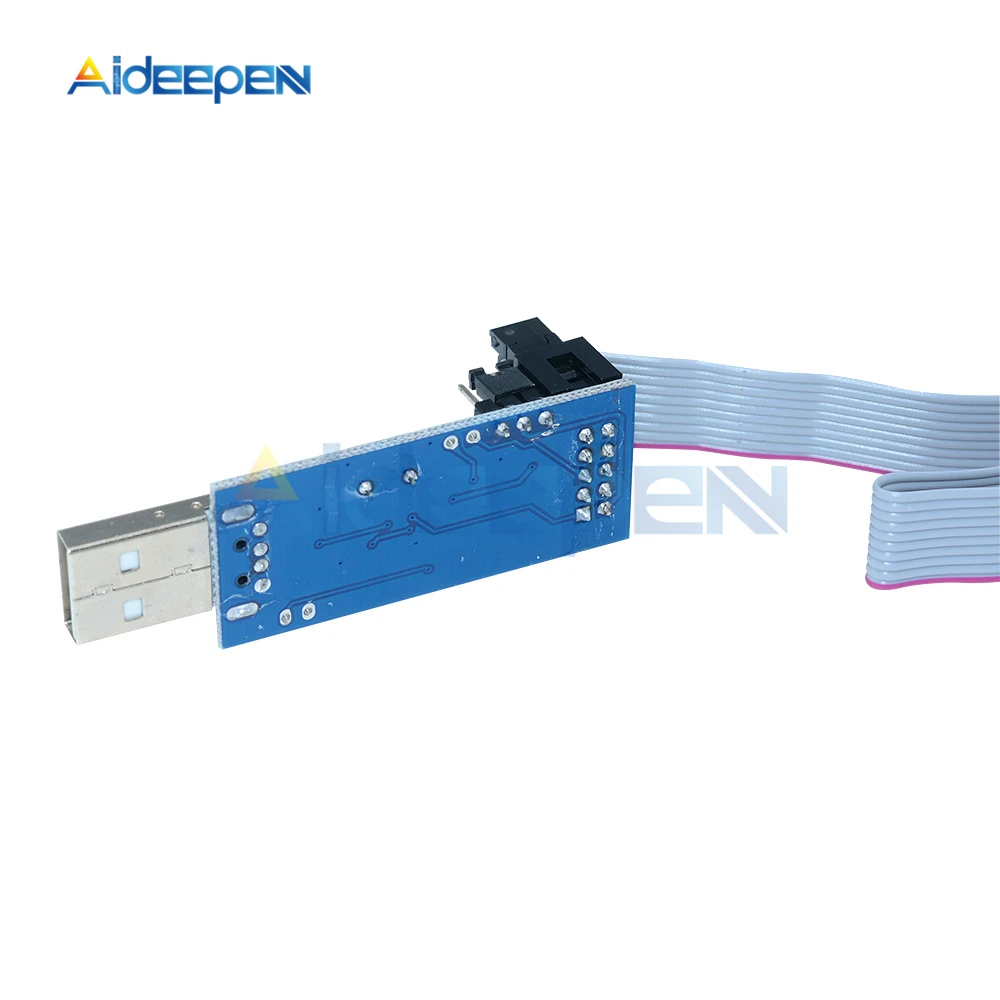 USBASP USBISP AVR программатор USB ISP ASP ATMEGA8 ATMEGA128 10Pin провод Поддержка Win7 64Bit|Детали и
