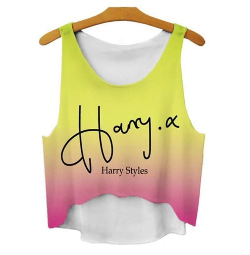 Fashion Galaxy printing summer dresses 2016 fashion designer women cropped tees girls short style tank tops wholesale | Женская одежда