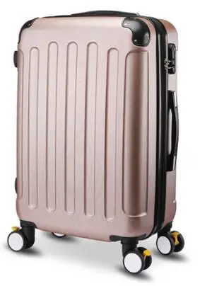 Rose Gold 20 Inch Брендовый 20 дюймов 24 дюйма чемодан на колесиках Чехол для багажа чехол для путешествий Чехол для багажа чехол s чехол на колесиках Чехол для багажа на колесиках - Цвет: Rose Gold 20 Inch
