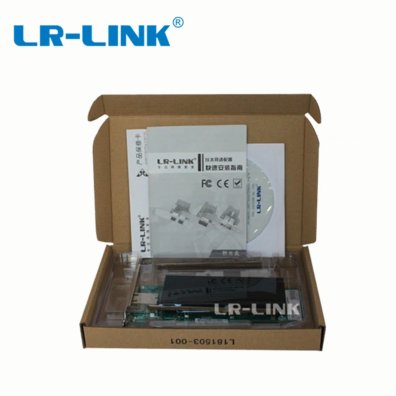 LR LINK 9801BT PCI Express x8 сетевой контроллер карты 10 Гб Ethernet RJ45 совпадали адаптер сетевого