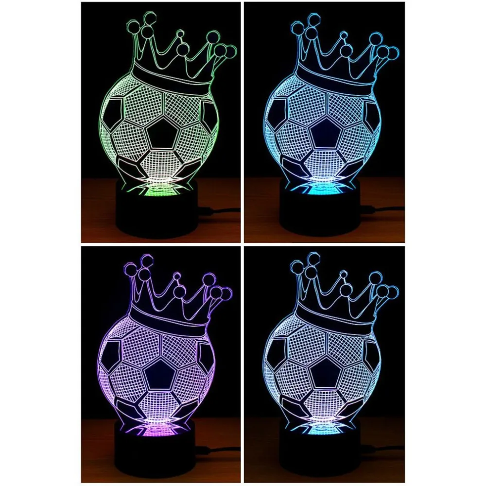 Сувенир подарки красочный сенсорный выключатель настольная лампа светильник 3D