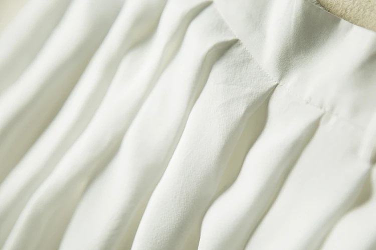 Распродажа юбка из натурального шелка плиссированная 100% тутового шелкопряда