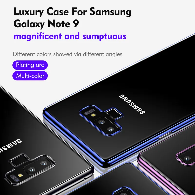 Benks для samsung Galaxy Note 9 роскошное покрытие чехла жесткий пластиковый чехол Ультра