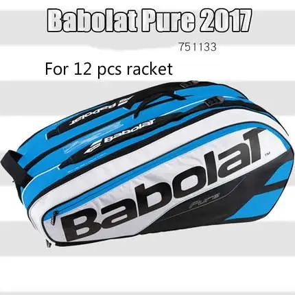 Babolat чистый Аэро профессиональный теннисный мешок для 6 шт. ракетки - Цвет: for 12 racket