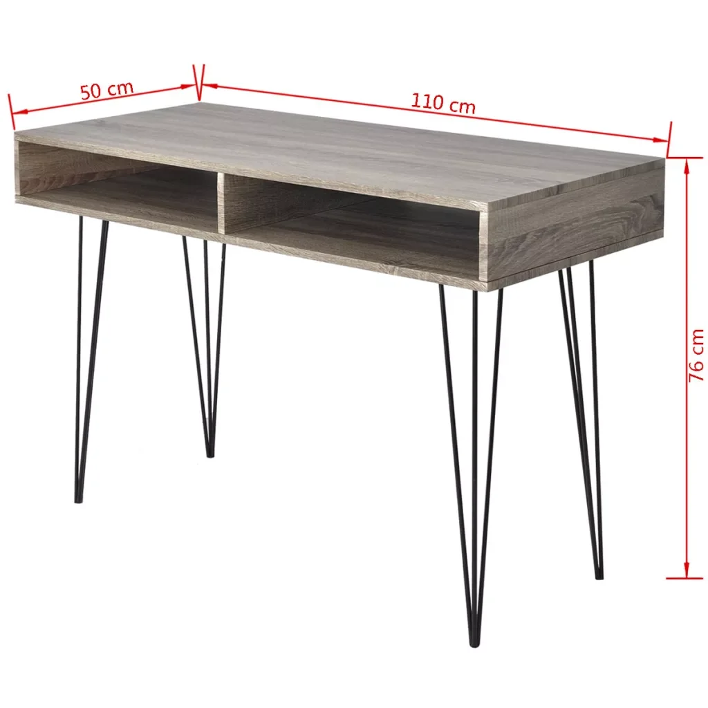 Desk With 2 Compartments Computer Workstation Game Table Home Office Writing desk | Мебель