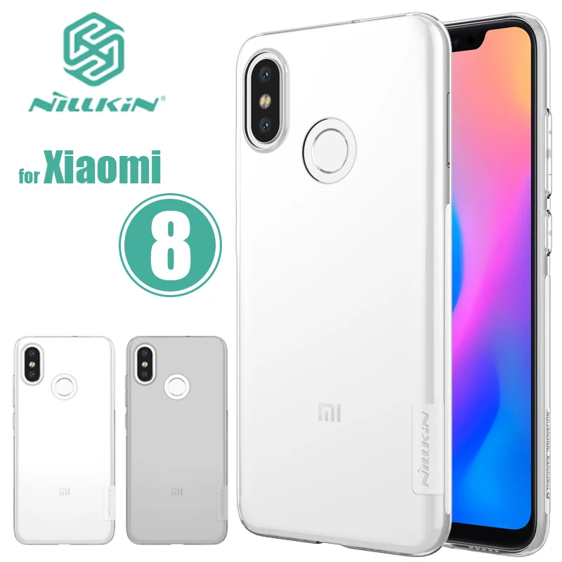 Nillkin Xiaomi mi 8 силиконовый чехол TPU 0,6 мм ультра тонкий Xiaomi mi 8 SE чехол для телефона Капа для Xiaomi mi 6 mi 6 M5 M8 чехол Nilkin чехол