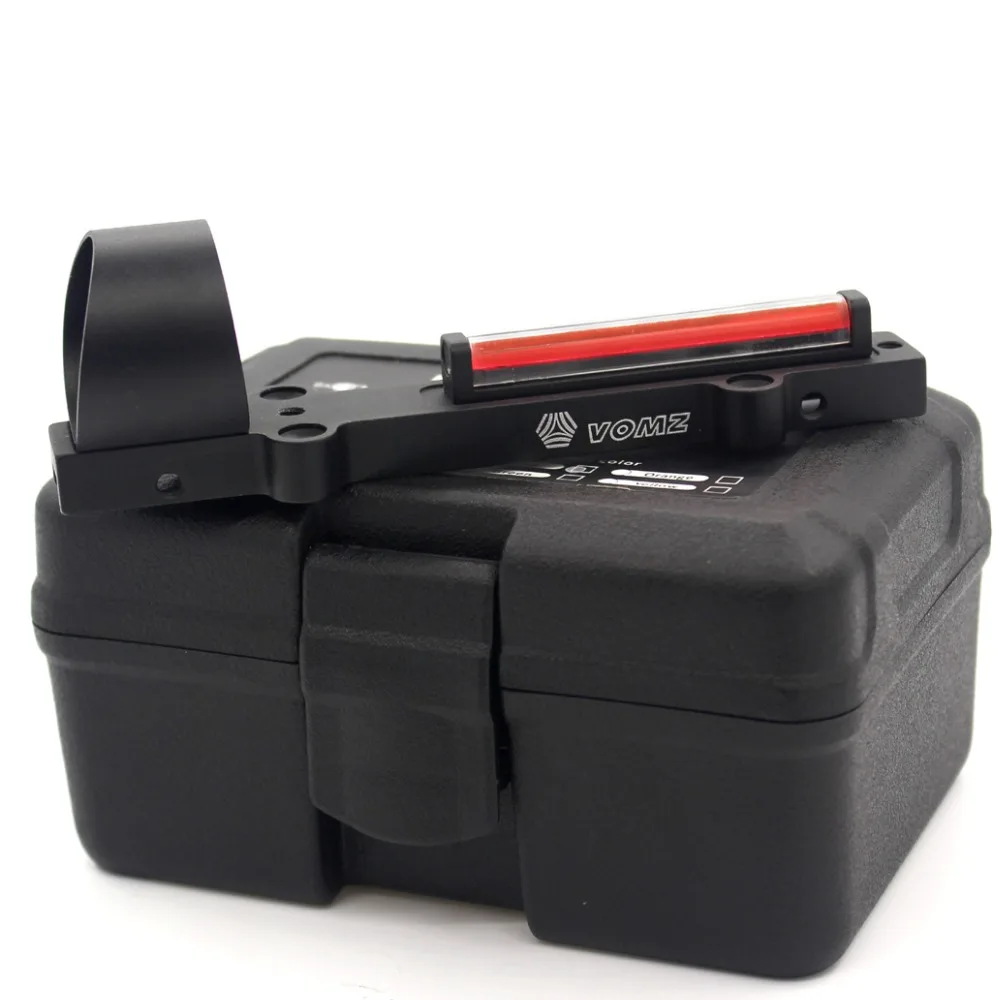 Металлический легкий прицел из зеленого/Красного волокна 1x красный точечный