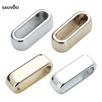 40pcslot alloy large hole spacer beads fit flat leather rope cord bracelet diy jewelry making men slide charms accessories