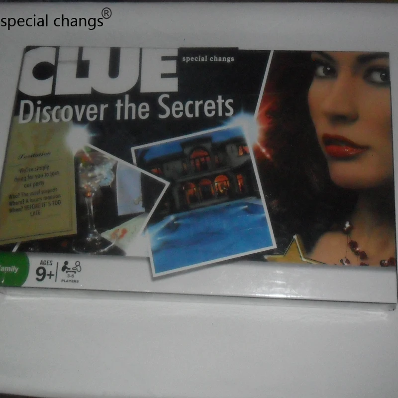 Популярная Настольная игра Cluedo рые подсказки Откройте секреты содержит