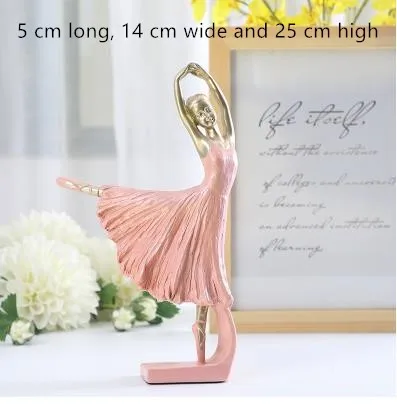 style 4 Балетный танец украшения, Скандинавское искусство, гостиная, винный шкаф, Настольный украшения для дома, Танцовщица девушка ремесла - Цвет: style 4