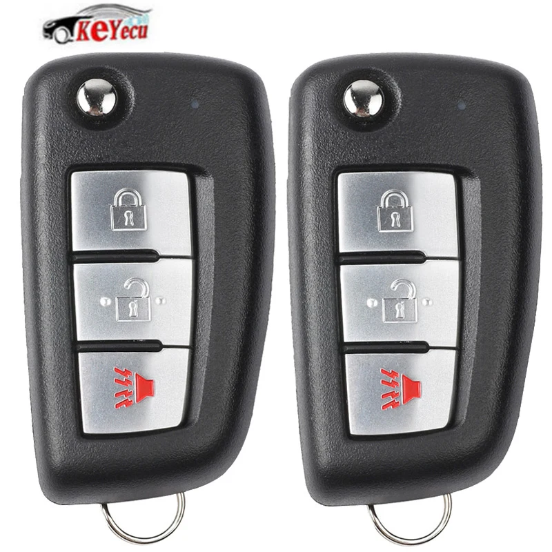 KEYECU 2 шт. 315 МГц ID46 Модернизированный пульт дистанционного ключа для Nissan Armada Frontier& Infiniti FX35 FX45 2003-2008 KBRASTU15 CWTWB1U733