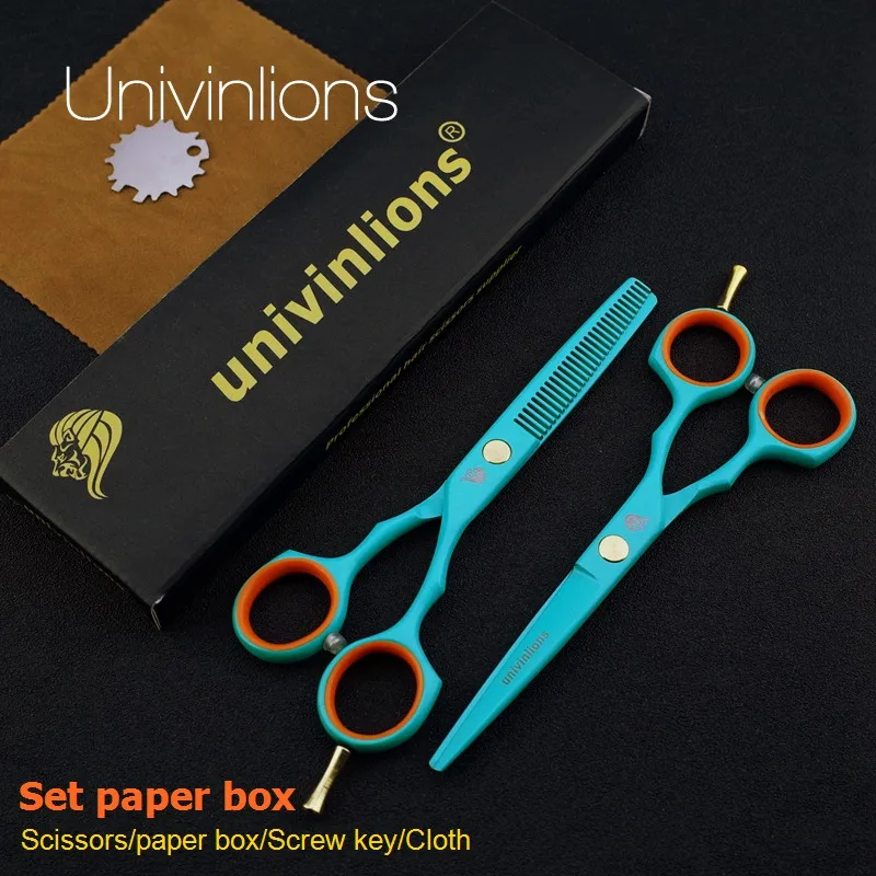 set paper box 5,5 дюймов, японские профессиональные ножницы для волос, набор, Парикмахерская, Парикмахерская, tesoura, филировочные ножницы, режущий инструмент, нержавеющая сталь, стилист - Цвет: set paper box