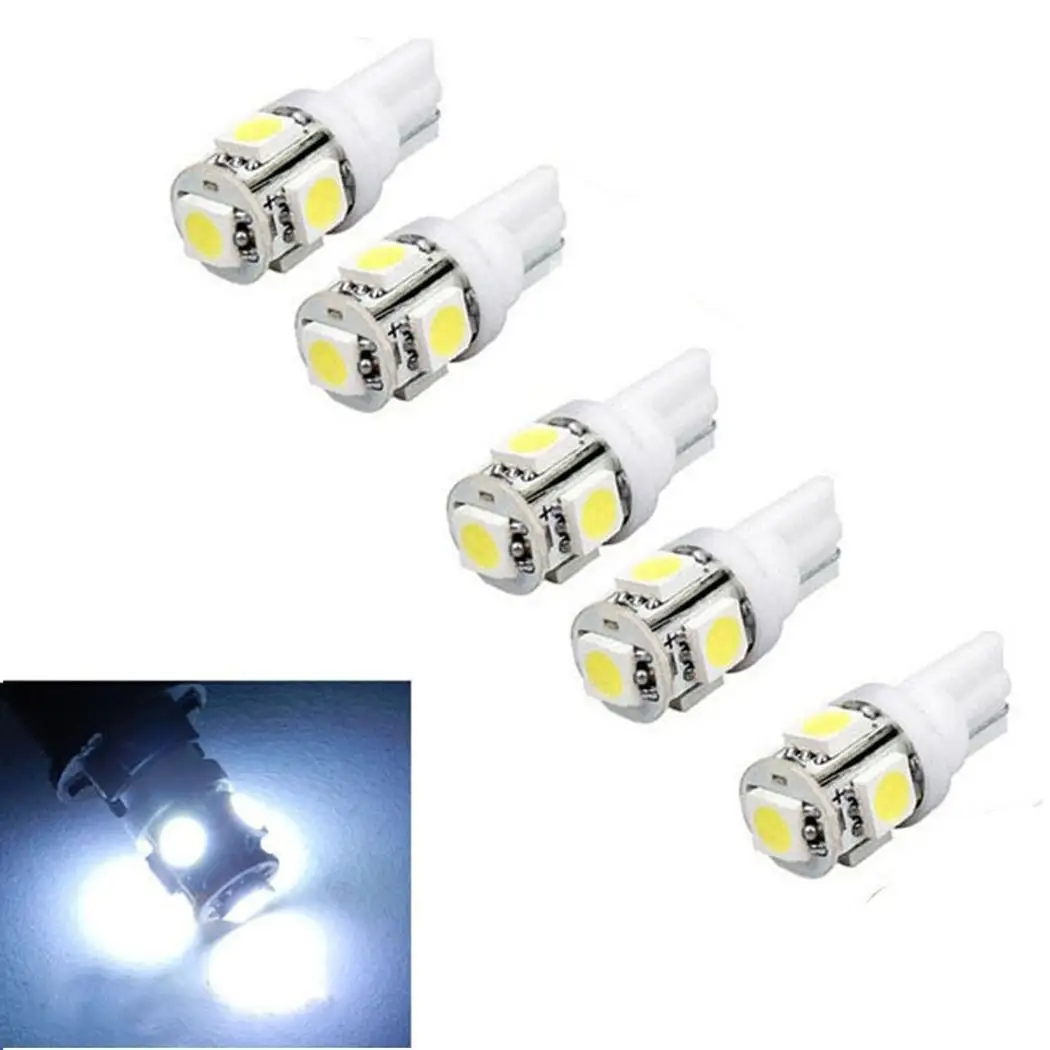 Функциональный прочный 5SMD светодиодный свет автомобиля номерной знак T10 белый