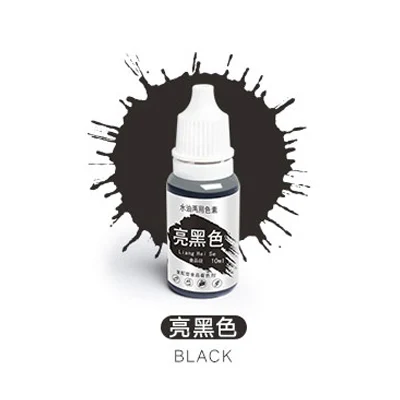 Black 1 шт. 13 цветов 10 мл Макарон Крем Цвет еды ing ингредиенты Торт Помадка выпечки торт съедобный цвет пигмент выпечки и кондитерские инструменты - Цвет: Black