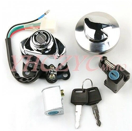 Переключатель зажигания газовая крышка шлем рулевой замок ключ для Honda Shadow VLX 400 600