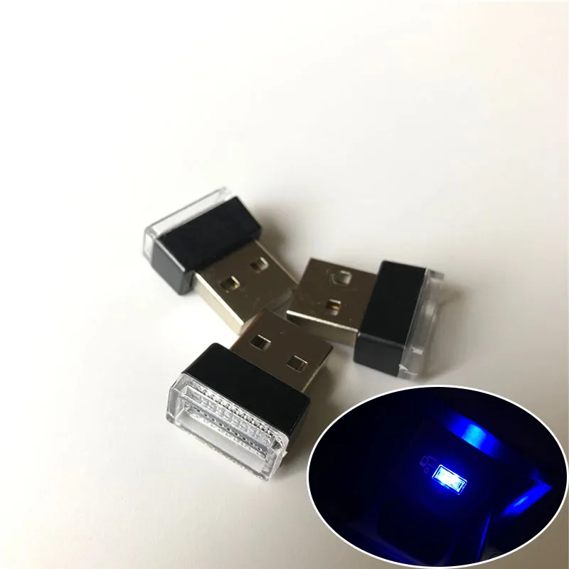 Автомобильные светодиодные атмосферные огни USB для Jetta Phaeton Phideon Variant Touran Beetle T-Cross