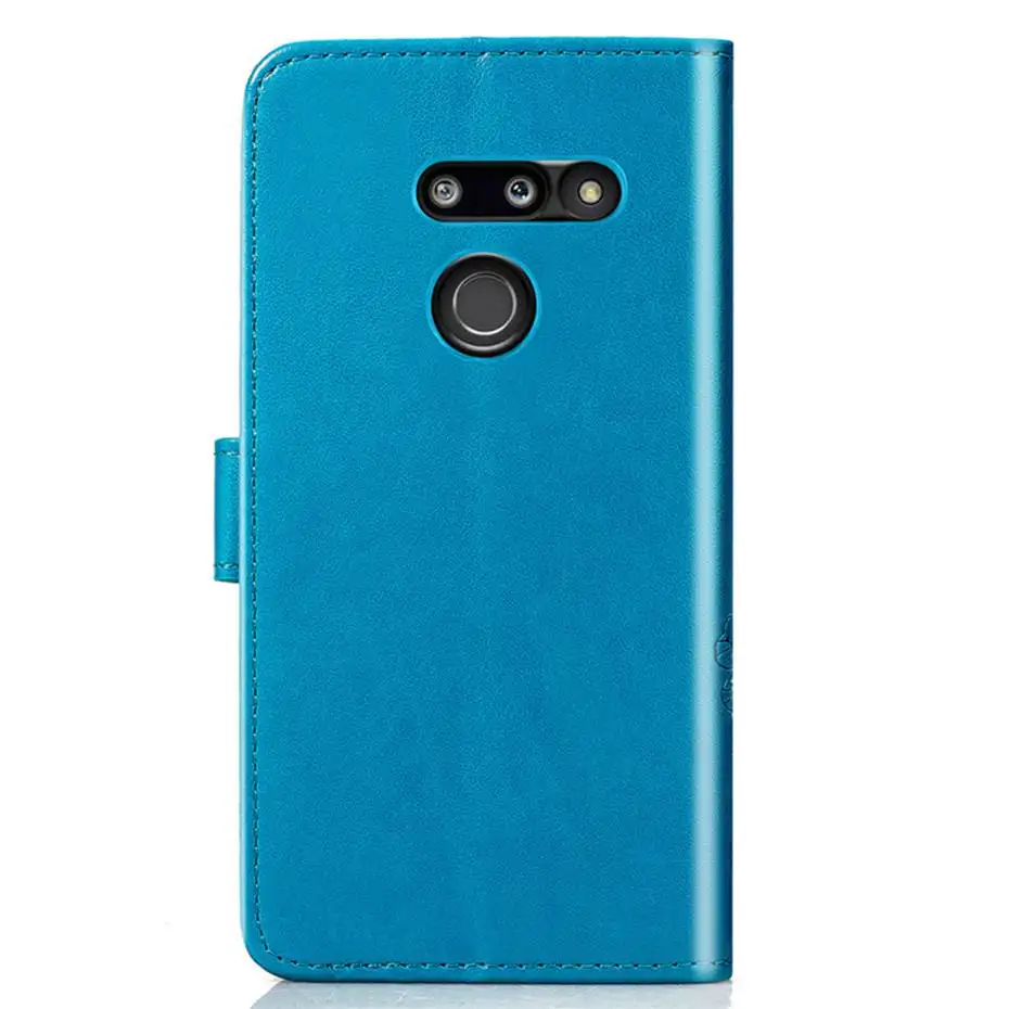 Роскошный чехол Кошелек из искусственной кожи для Coque LG G8 Tthin Q телефона защитная
