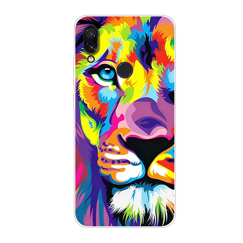 Мягкий мультяшный чехол для Xiaomi Redmi Note 7 силиконовая задняя крышка телефона Note7