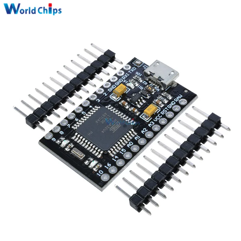 Плата контроллера Pro Micro ATmega32U4 Mega32U4 3 В 8 МГц модуль Usb для Arduino Nano с экраном