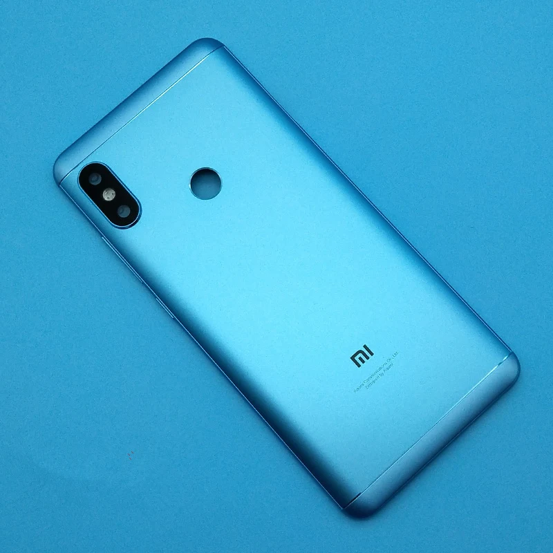 Задняя крышка с кнопкой отпечатка пальца для Xiaomi mi Red mi Note 5, задняя крышка для аккумулятора для Red mi Note5, чехол с боковыми клавишами, стекло для камеры