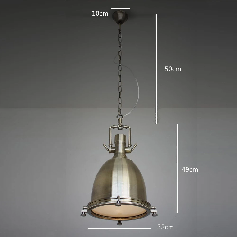 Подвесные светильники из кованого железа винтажное промышленное освещение бар