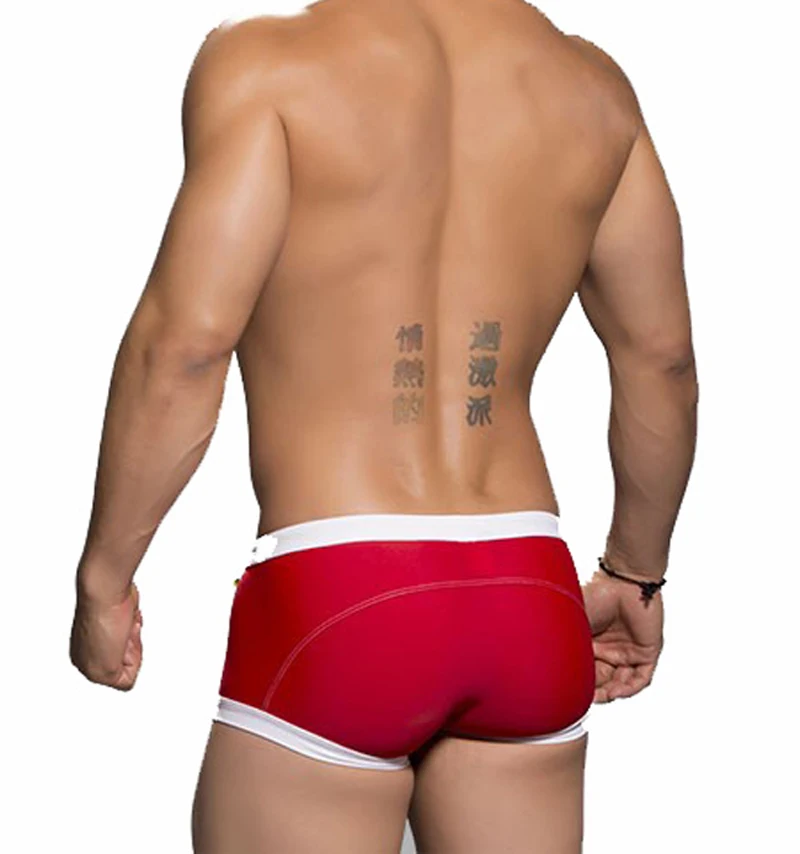 Мужские плавательные трусы боксер Плавание одежда мужской сексуальный Шорты для