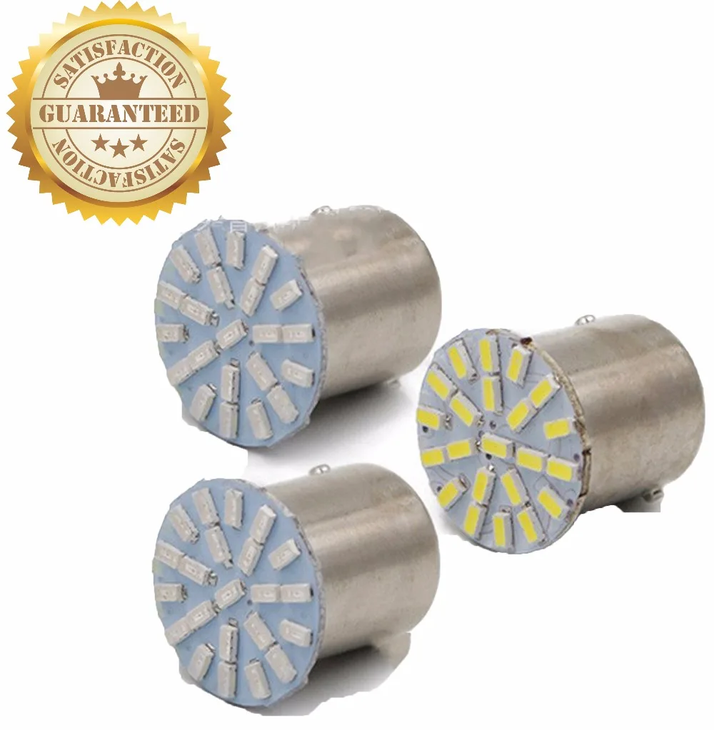 Из 2 предметов из P21w p21/5 Вт светодиодный s25 лампы 1206 1156 22 SMD Белый на заднюю часть