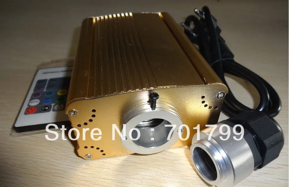 Светодиодная RGB волоконно-оптическая подсветка 16 Вт с пультом дистанционного