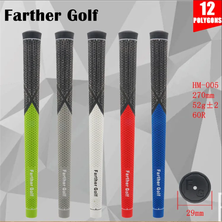 Новые ручки для гольф клуба двойные цвета дизайн углеродная пряжа гольфа