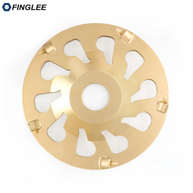 5 дюймов 130 мм чашка PCD металлический алмазный шлифовальный диск шлифовка в форме