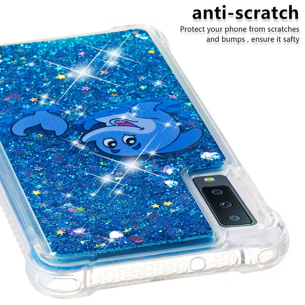 Case for Samsung Galaxy A7 A 7 2018 A750 750 SM-A750FN SM-A750 SM-A750G SM A750FN A750G Quicksand TPU Silicone Phone Cover |