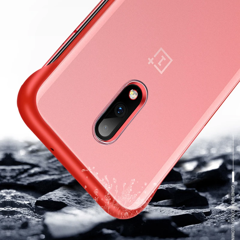 Ультратонкий Тонкий матовый чехол для Oneplus 7 Pro One plus Oneplus7 прозрачный с веревкой