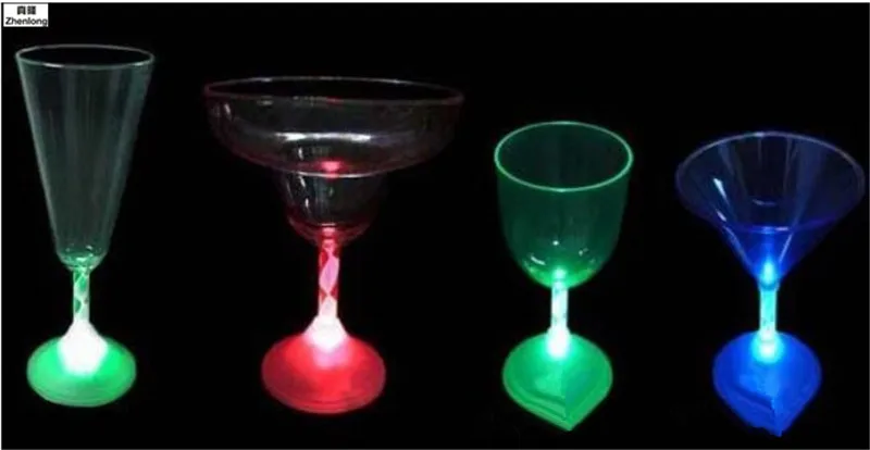 Круговой Красочные RGB светодиодный светильник подставки под напитки Стекло
