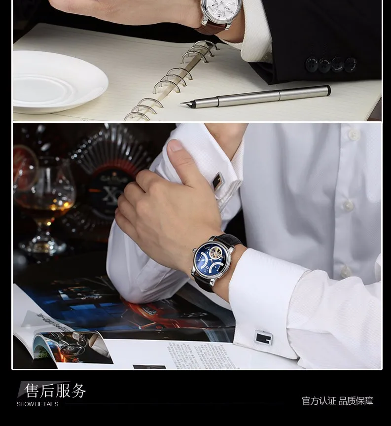 AILANG Flying Tourbillon Мужские часы, автоматические механические часы со скелетом, мужские водонепроницаемые Авто-зазоры Horloges Mannen, Прямая поставка