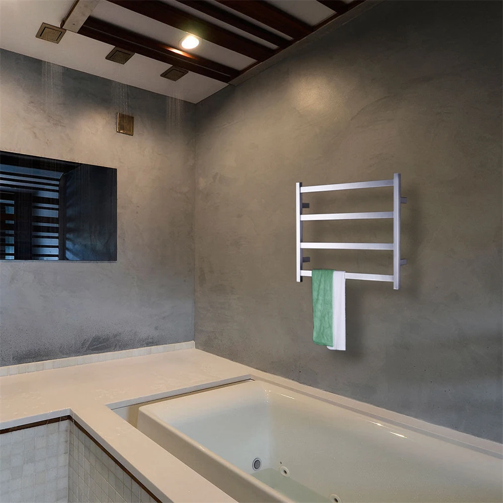 Электрическая грелка для полотенец из нержавеющей стали 304 на стену аксессуары